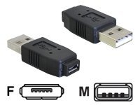 Delock USB-Adapter - USB (M) zu Mikro-USB Typ AB (W)