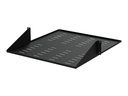 StarTech.com 2U Vented 19" 2-Post Network Rack Cabinet Shelf, 20in Deep Center Mount Cantilever Tray Rackmount Shelf for AV/Data Equipment Enclosure with Cage Nuts & Screws 75lb Capacity - 2U Fixed Rack Shelf (CABSHF2POSTV2)