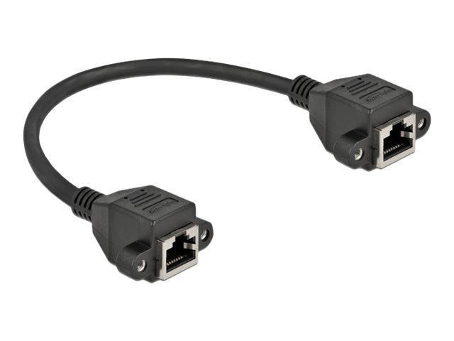 Delock Netzwerkkoppler - RJ-45 (W) schraubbar zu RJ-45 (W)