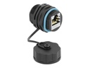 Delock Netzwerkkoppler - RJ-45 (W) abgedichtet zu RJ-45 (W)