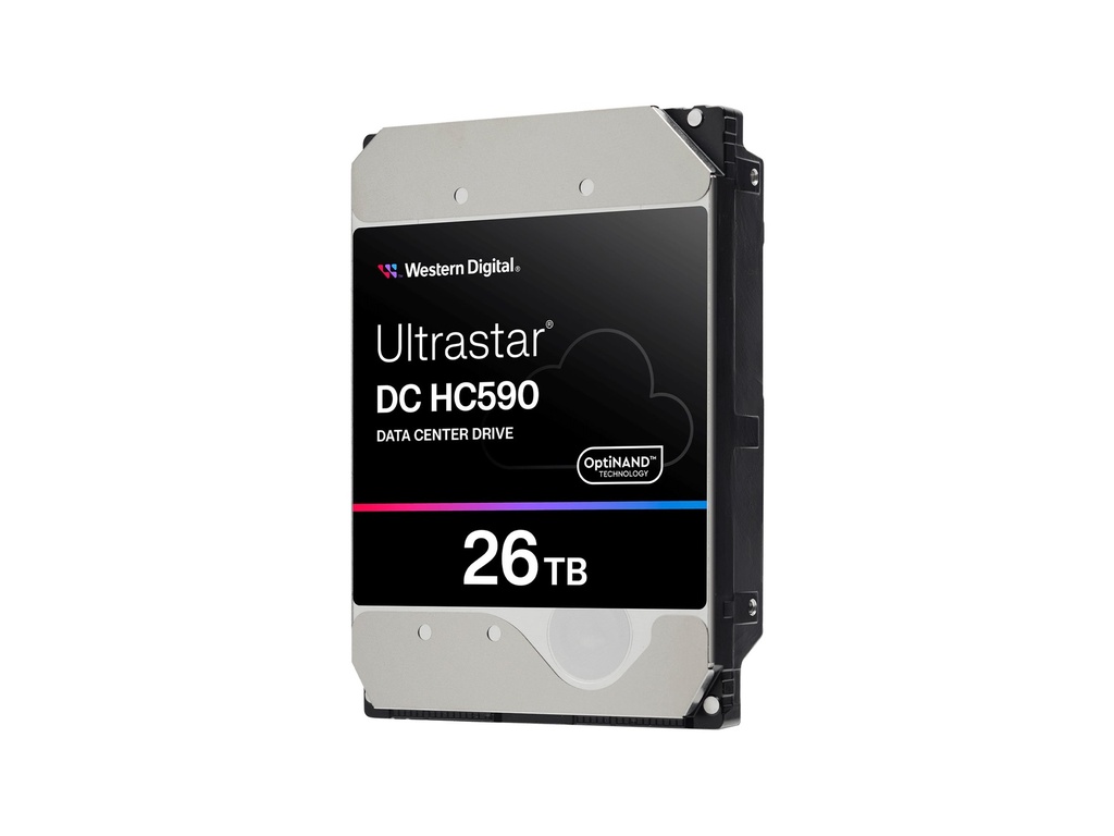WD Ultrastar DC HC590 0F65672 - Festplatte - Datencenter - verschlüsselt - 26 TB - intern - 3.5" (8.9 cm)
