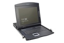 DIGITUS 17" LCD KVM-Konsole, 16-Port VGA, türkische Tastatur
