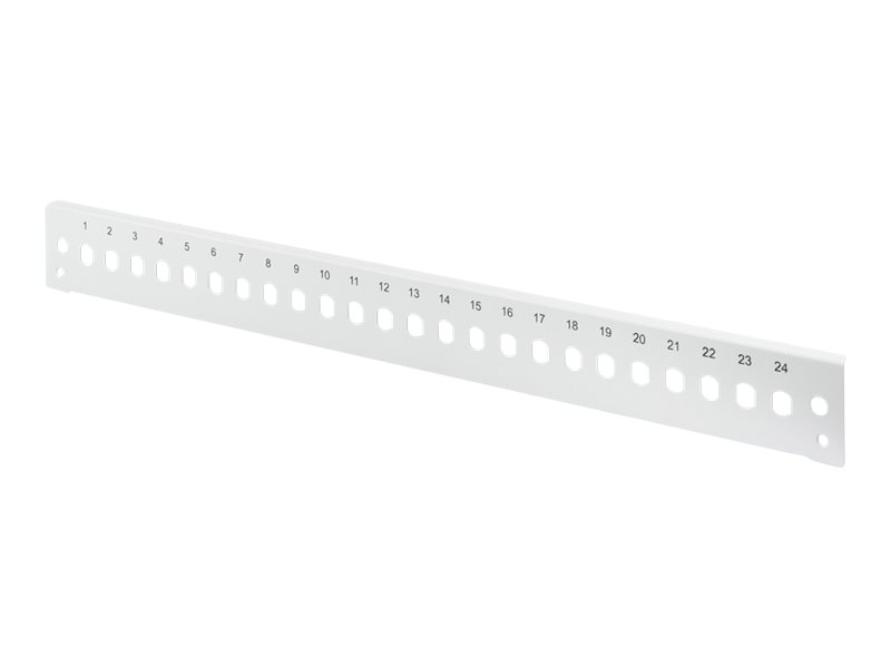 DIGITUS Professional DN-96205-QL - Glasfaser-Spleisskonsole - Vorderseite - ST X 24 - Grau, RAL 7035 - 1U - 48.3 cm (19")