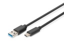 DIGITUS USB-C Anschlusskabel, USB-A - USB-C