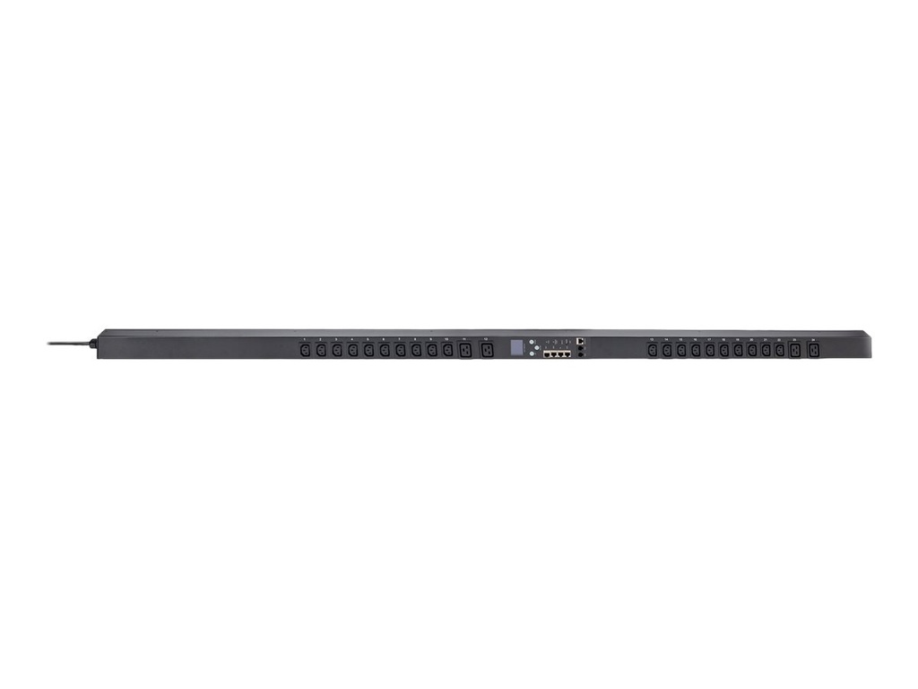 [DN-95640] DIGITUS Smart - Steckdosenleiste (Rack - einbaufähig) - Eingangsüberwachung - Wechselstrom 230 V - 3600 VA - 1-phasig - Ethernet 10/100, serial - Eingabe, Eingang IEC 60309 16A - Ausgangsanschlüsse: 24 (4 x IEC 60320 C19, 20 x IEC 60320 C13)