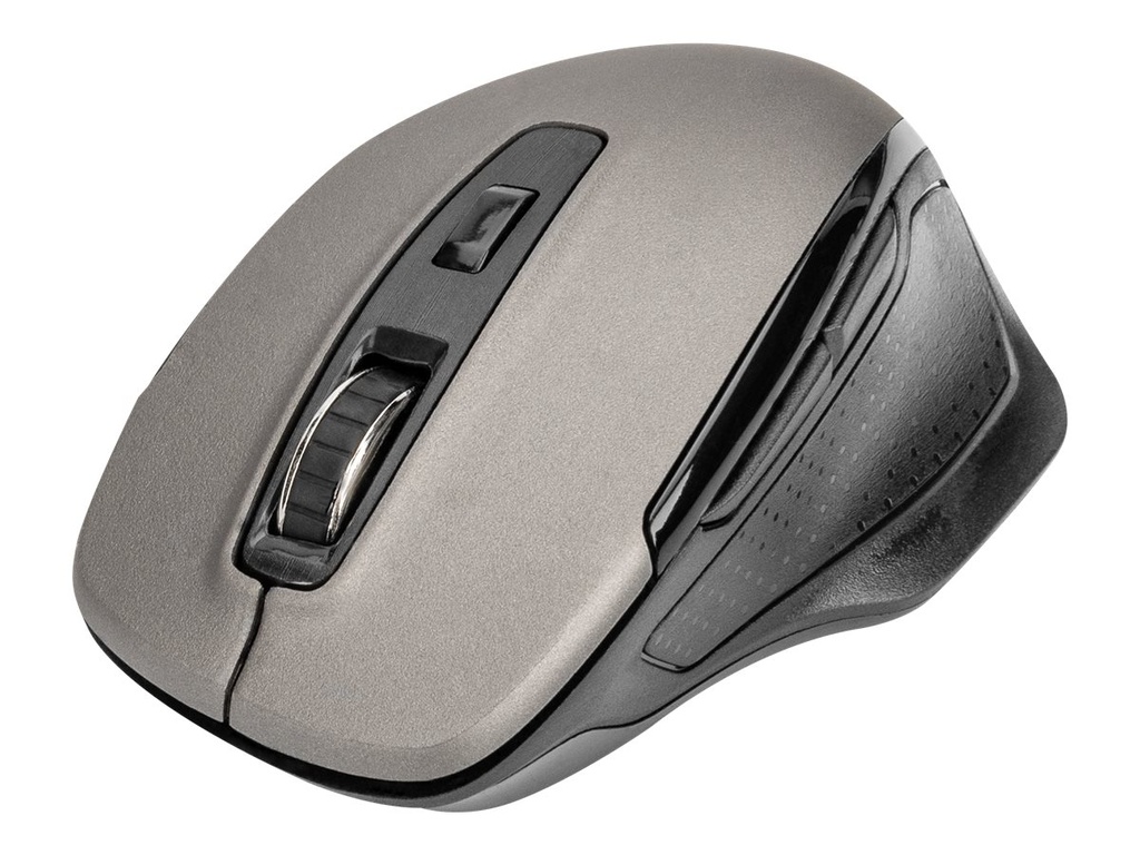 DIGITUS Maus - ergonomisch - optisch - 6 Tasten - kabellos - 2.4 GHz - kabelloser Empfänger (USB)