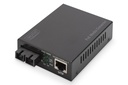 DIGITUS Gigabit PoE Medienkonverter, RJ45 / SC, SM, PSE