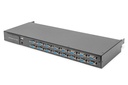 DIGITUS Modularer KVM Switch 16-Port VGA, Aufrüstkit, kaskadierbar, opt. IP Zugriff