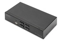 DIGITUS KVM Switch, 4x1  DP, DP Out,USB