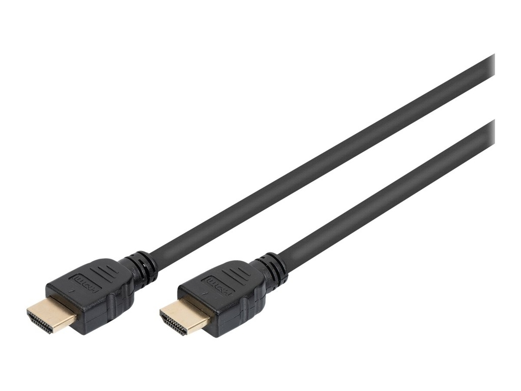 DIGITUS Ultra High Speed - HDMI-Kabel mit Ethernet - HDMI männlich zu HDMI männlich - 1 m - Dreifachisolierung - Schwarz - 8K60Hz (7680 x 4320)