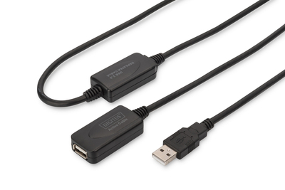 DIGITUS Aktives USB 2.0 Verlängerungskabel, 20 m