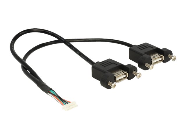 Delock USB-Kabel intern auf extern - 8-poliger USB 2.0-Header (W)
