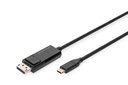 DIGITUS USB Typ C <=> DisplayPort Bidirektionales Adapterkabel