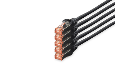 DIGITUS CAT 6 S/FTP Patchkabel, 5 Stück