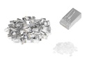 DIGITUS CAT 6 Modularstecker für Rundkabel, Pass through Stecker - 100 Stk.