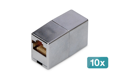 DIGITUS CAT 5e, Klasse D, RJ45 Modulare Kupplung - 10 Stk.