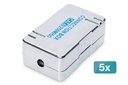 DIGITUS CAT 6 Verbindungsmodul für Twisted Pair Kabel - 5 Stk.