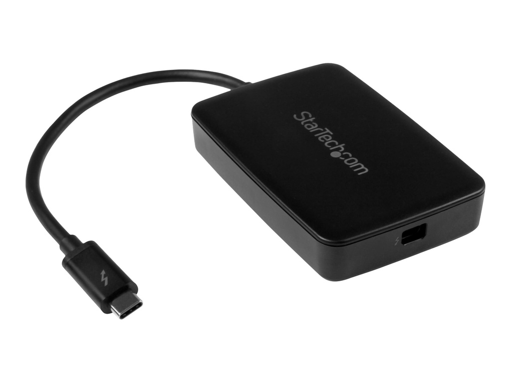 StarTech.com Thunderbolt 3 auf Thunderbolt 2 Adapter - TB3 Laptop auf TB2 Bildschirme/Geräte - Thunderbolt 1/2(10Gbit/s, 20Gbit/s) Konverter - TB3 zertifiziert - Schwarz - Windows/Mac (TBT3TBTADAP)