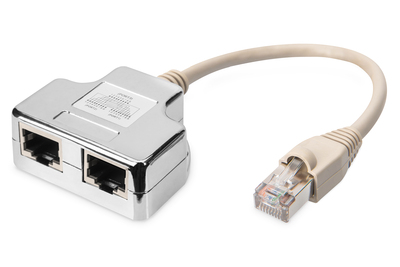 DIGITUS Patchkabel-Adapter, CAT 5e, geschirmt - 1:1