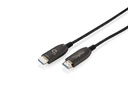 DIGITUS HDMI AOC Hybrid Glasfaserkabel, UHD 8K, 10 m