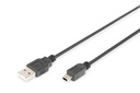 DIGITUS USB-C  Mini-B Anschlusskabel, 1m