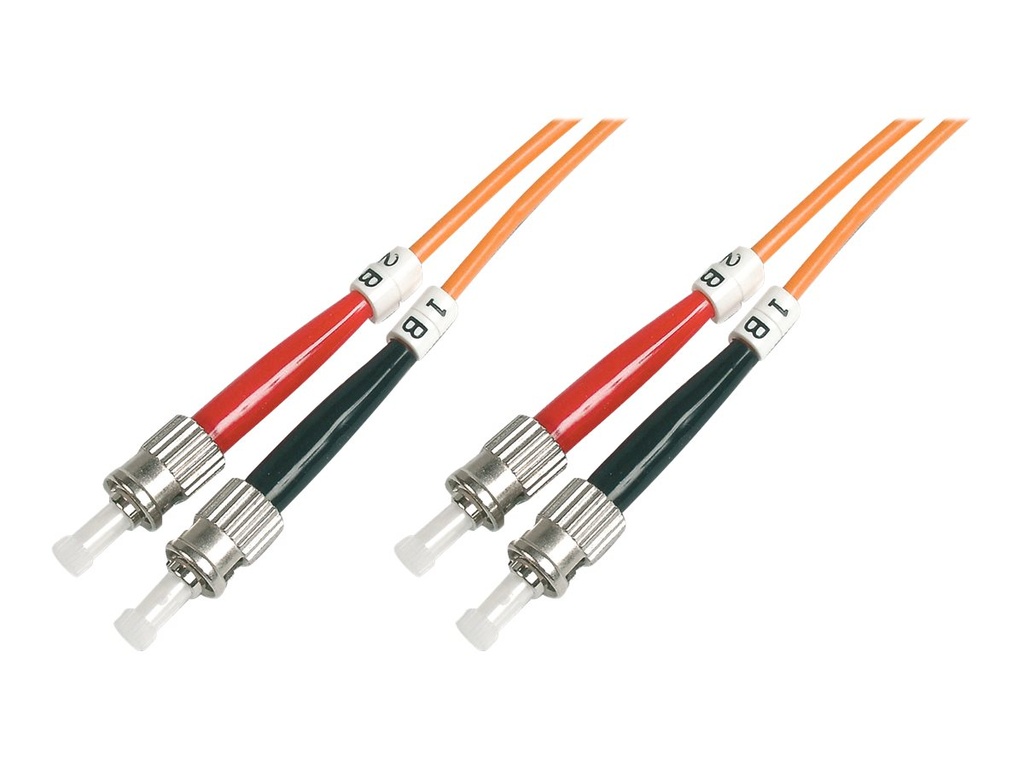 DIGITUS Patch-Kabel - ST multi-mode (M) zu ST multi-mode (M)