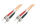 DIGITUS Patch-Kabel - ST multi-mode (M) zu ST multi-mode (M)