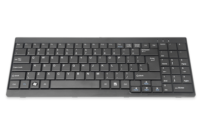DIGITUS Tastatur passend für DIGITUS TFT-Konsolen, US-Layout
