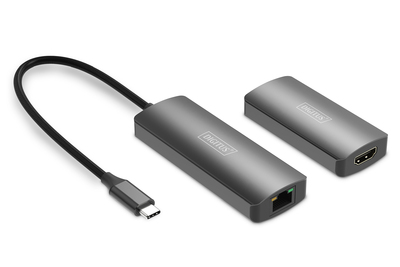 DIGITUS 4K Video Extender (USB-C - HDMI), 30 m