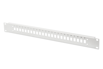DIGITUS Stahl Frontplatte für 24 LC/DX Kupplungen
