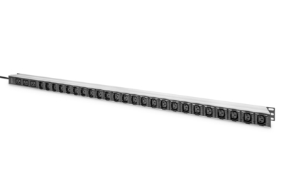 DIGITUS Basis IT PDU, 1-phasig 16A, 24 x C13, 3 x C19, 3 m Zuleitung, IEC 60309 16 A Stecker
