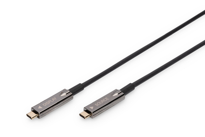 DIGITUS USB-C - USB-C AOC AV-Kabel, UHD 4K / 60 Hz, 15m