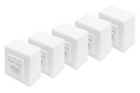 DIGITUS CAT 6, Klasse E, Datendose, Aufputz