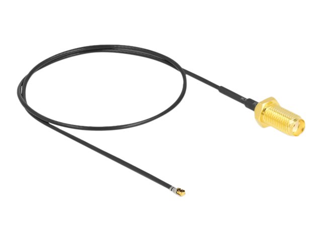 Delock Antennenkabel - SMA (W) Bulkhead zu MHF 4L LK (M)