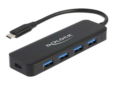Delock Hub - 4 x USB 3.2 Gen 1 + 1 x USB-C (Spannungsversorgung)