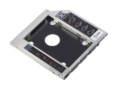 DIGITUS DA-71108 - Laufwerksschachtadapter - 5,25" Slim Line auf 2,5" (13,3 cm Slim Line auf 6,4 cm)
