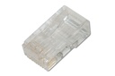 DIGITUS CAT 6 Modular Stecker für Rundkabel, ungeschirmt, Pass through Stecker