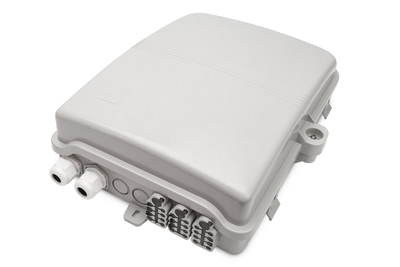 DIGITUS FTTH Distributionsbox für Außen - 24 LC/Duplex oder 24 SC/Simplex Kupplungen