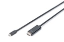 DIGITUS USB-C 3.2 Gen2 Adapter- / Konverterkabel, USB-C auf HDMI