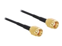 Delock Adapter RP-SMA Plug > RP-SMA Plug - Antennenkabel - RP-SMA (M)