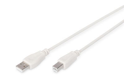 DIGITUS USB-A  USB-B Anschlusskabel, 1,8m