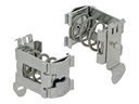 Delock Shield Clamp - Kabelklammer - DIN schienenmontierbar