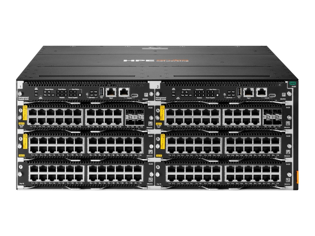 HPE Aruba Networking CX 5420 6-slot Chassis