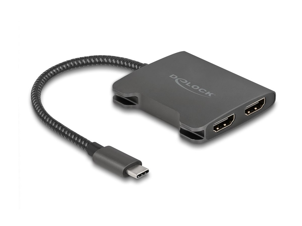 Delock Video-/Audio-Splitter - 2 x HDMI - Desktop