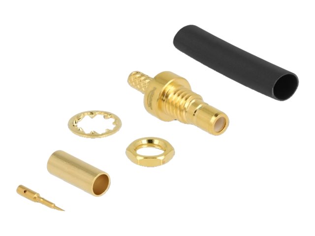 Delock RF-Anschluss - SMB weiblich Bulkhead - Koax (Packung mit 5)