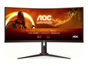 AOC Gaming CU34G2XP/BK - LED-Monitor - Gaming - gebogen - 86.4 cm (34")