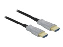 Delock HDMI-Kabel - HDMI männlich zu HDMI männlich - 70 m - Glasfaser - Schwarz - Active Optical Cable (AOC)