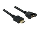 Delock HDMI-Kabel mit Ethernet - HDMI männlich