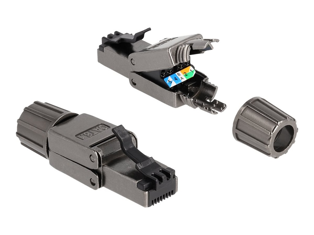 Delock Netzwerkanschluss - RJ-45 (M) - STP