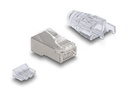Delock RJ45 Modularer Stecker mit gebogener Rastnase Cat.6 und Knickschutztülle... - Kabel-/Adapterset - Netzwerk
